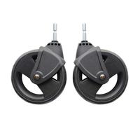 Set of 2 Replacement Wheels for Baby Stroller Rubber Wheels for Baby Strollers Front Baby Stroller Accessories