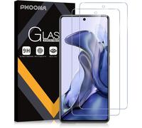 Set Of 2 Tempered Glass Screen Protectors For Xiaomi 11t/Mi 11t Pro, 9h Hardness Tempered Glass, Anti-Scratch, Bubble-Free, High Definition (6.67 Inches)