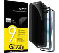 Set Of 3, Anti-Spy Tempered Glass For Iphone 16 Plus, Iphone 15 Plus (6.7 Inches) - Effective Screen Protector Against Scratches - 28 Degree Privacy Angle - Easy Installation Tool Included