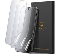 Set Of 3 Matte Screen Protectors For Google Pixel 9 Pro Xl Fingerprint Id Compatible With Bubble-Free Matte Anti-Glare And Anti-Fingerprint Full Coverage Flexible Tpu Film