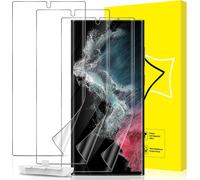 Set Of 3 Screen Protectors For Samsung Galaxy S22 Ultra 5g [9h Hardness Screen Protector] [Bubble Free] [Anti-Scratch] Flexible Tpu Protective Films