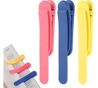 Set Of 3 Silicone Smart Bookmarks Colorful Bookmarks For Reading Lovers Bookmark Pages For Reading Book Accessories For Men And Women Teachers Students.[S26]