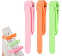 Set Of 3 Silicone Smart Bookmarks Colorful Bookmarks For Reading Lovers Bookmark Pages For Reading Book Accessories For Men And Women Teachers Students.[S27]