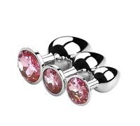 Set of 3 Size Āmȁl Plǚg Stainless Steel Body Jewellery Women's Men's