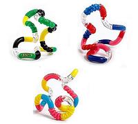 Set of 3! Tangle Jr.textured Sensory Fidget Toy (Color May Very) by Tangle Creation Tangle Textured