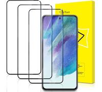 Set Of 3 Tempered Glass Screen Protector For Samsung Galaxy S21 Fe 5g/4g [Full Coverage] [9h Hardness Protector] [Bubble Free] [Anti-Scratch] Screen Protector Film