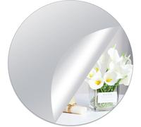 Set Of 4 Adhesive Wall Mirrors, 30 X 30 Cm, Acrylic Mirror Sticker Flexible Adhesive For Bathrooms, Sports, Living Rooms, Bedrooms