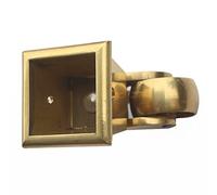 Set of 4 Brass Caster, Universal Caster Wheels, Square Cup Brass Caster, 360 Degree Rotation Swivel Casters for Furniture Legs