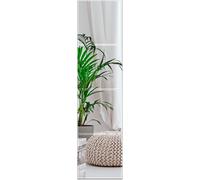 Set Of 4 Full Length Mirror Stickers, 27 X 27 Cm, For Home, Gym, Bedroom, Living Room, Dorm