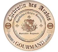 Kitchen Craft – Assiettes à dessert Gourmet Cheese – Porcelaine, lot de 4 – Coffret