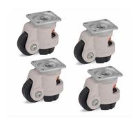 Set of 4 - Levelling Castor 63mm Wheel Blickle Castor 500kg Capacity HRP-POA 63G