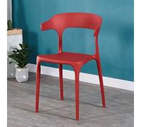 Set of 4 Lightweight Durable Plastic Stacking Dining Chairs with Backrest 294.8 kg Weight Capacity Versatile Seating for Kitchen Dining Room & Events 40.6 x 48.3 cm