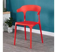 Set of 4 Lightweight Stackable Plastic Dining Chairs Durable & Space-Saving Comfortable Backrest 294.8 kg Load Capacity Perfect for Kitchen & Dining Room Use.