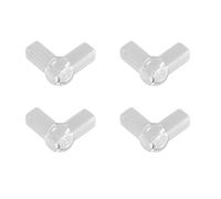 Set of 4pcs Clear Baby Proofing Edges Guards for Tables Cabinets Feature Shock Proof Structure Design High Elasticity Corner Cushions for Tables