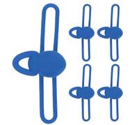 Set of 5 Fishing Rod Hook Keeper - 5.6x2.5x1cm Rubber Fish Hook Holder | High Elasticity, Multi Functional Fishing Tackle, Portable Accessories for Beginner Angler