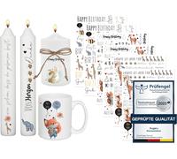 Set Of 6 Candle Tattoos-Over 200 Designs-Water Transfer Printing-Sliding Film And Sticker-Happy Birthday Decoration