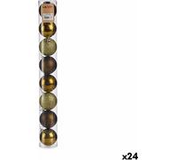 Set of Boules of Boules de Noël Vert plastique Ø 7 cm (24 pcs.)
