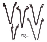 Set Of Five Types Of High Quality Pliers Delivered With Rivet