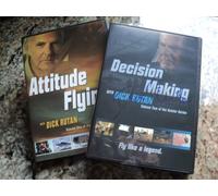 SET OF TWO DVD'S Autographed BY DICK RUTAN~ATTITUDE FLYING & DECISION MAKING