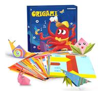 Set Origami Pour Enfants - 108 Feuilles De Papier Avec 54 Motifs, Kit D'Origami Avec Livre D'Instructions, Papier D'Origami Pour Garçons Et Filles De 3 à 12 Ans, Cadeau D'Anniversaire