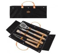 Set outils barbecue avec sac de rangement jean