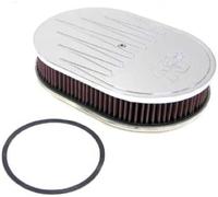 Set Oval Luftfilter K & N Kleine Oval Design Ausgebogte 2 „H