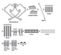 Set Paire Porte-Valises GIVI PL9226 pour Monokey, Cf Moto 450 MT