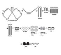 Set Paire Porte-Valises Latéral, GIVI PL8717 pour Valises Monokey, Benelli Trk 7