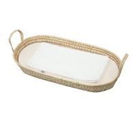 SEVIRA KIDS - Set panier à langer : panier + matelas + drap-housse + tapis de change JEANNE Made in France 77 x 36