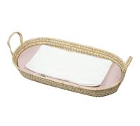 SEVIRA KIDS - Set panier à langer : panier + matelas + drap-housse + tapis de change JEANNE - 77 x 36 Made in France 77 x 36