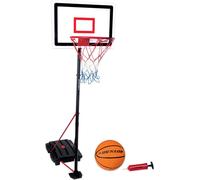 Set panier de basket Dunlop - Réglable en hauteur : 165 - 205 cm - Avec support, ballon et pompe