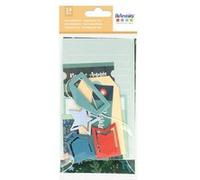 Set Papeterie Cartes/Enveloppes/Etiquettes Noël Multicolore G