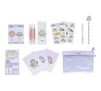 Erik – Trousse à crayons Pusheen – cahiers A6, surligneurs et notes autocollantes