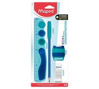 Set Papeterie Kidy Learn Concentration Bleu Cyan TU
