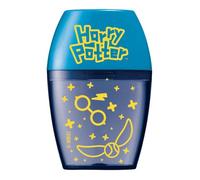 Maped - Set de papeterie 4 pièces Harry Potter - Règle 15 cm, Taille-crayon, Gomme, Crayon HB