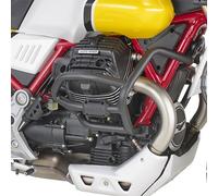 Set Paramoteur Tubulaire 25mm Noir GIVI tn8203 Spécifique pour Moto Guzzi v85 Tt
