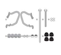 Set Paramoteur Tubulaire, Noir, GIVI TN9150 Pour Fantic Caballero Scrambler 500