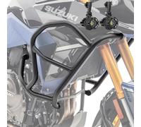 Set Pare Carter + Phare Additionnel Compatible avec Suzuki V-Strom 800 DE 23-24 HG21 Noir