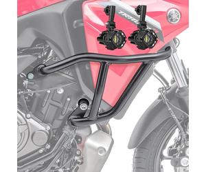 Set Pare Carter + Phare Additionnel Compatible avec Yamaha Tracer 7 / GT 21-24 MK14 Noir