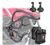 Set Pare Carter + Phare L2 Pour Honda Nc 750 X 21-24 Noir + K3