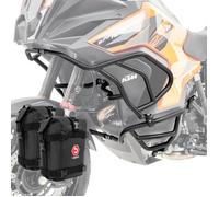 Set Pare Carter + Sacoches Pour Ktm 1290 Super Adventure R / S 21-24 Noir X21