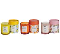 Set Parfumé Rose Kaki Mélisse 3 Bougies 100% Cire de Soja Colorful Barrel