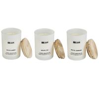 Set Parfumé Rose Kaki Mélisse 3 Bougies 100% Cire de Soja Simplicity