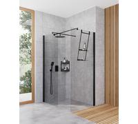 Set paroi de douche walk-in Deante Kerria Plus KTS_N39P, paroi de douche walk-in Deante Kerria Plus KTS_N38P