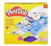 Set Pâte à modeler Pâtisserie Play-Doh - Biscuits en Fête - Accessoires Cuisine - Cookies Gâteaux - Set Jeu et Carte