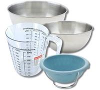 Set pâtisserie avec moule demi-sphère pour gâteau créatif, 2 bols à mixer, verre mesureur et spatule Zenker