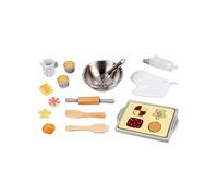 Set Pâtisserie pour Enfant en Bois Complet Mini Chef Ustensiles Réalistes Multicolore