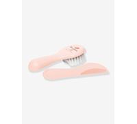 Set peigne et brosse rose TU