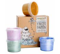 Set peinture à doigts 4 pots 90g Cristal Mika RJVB Neogrun® - P