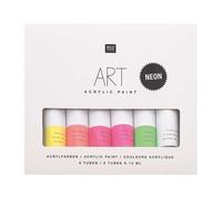 Set Peinture Acrylique - Fluo - 6 X 12 Ml